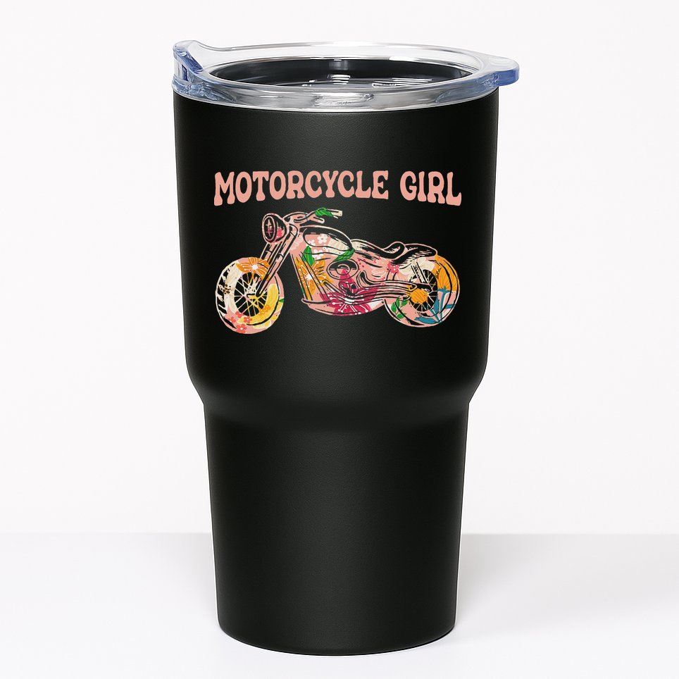 Funny Motorcycle Motorbike Fan Motorcycle Girl Tumbler