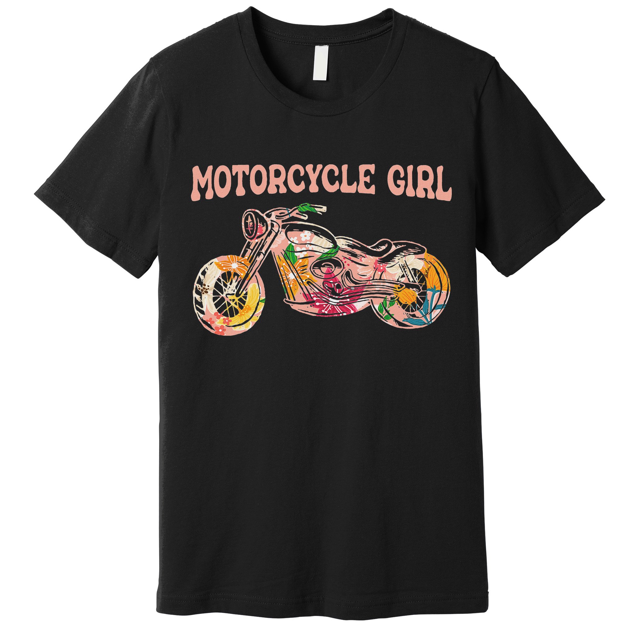 Funny Motorcycle Motorbike Fan Motorcycle Girl Premium T-Shirt