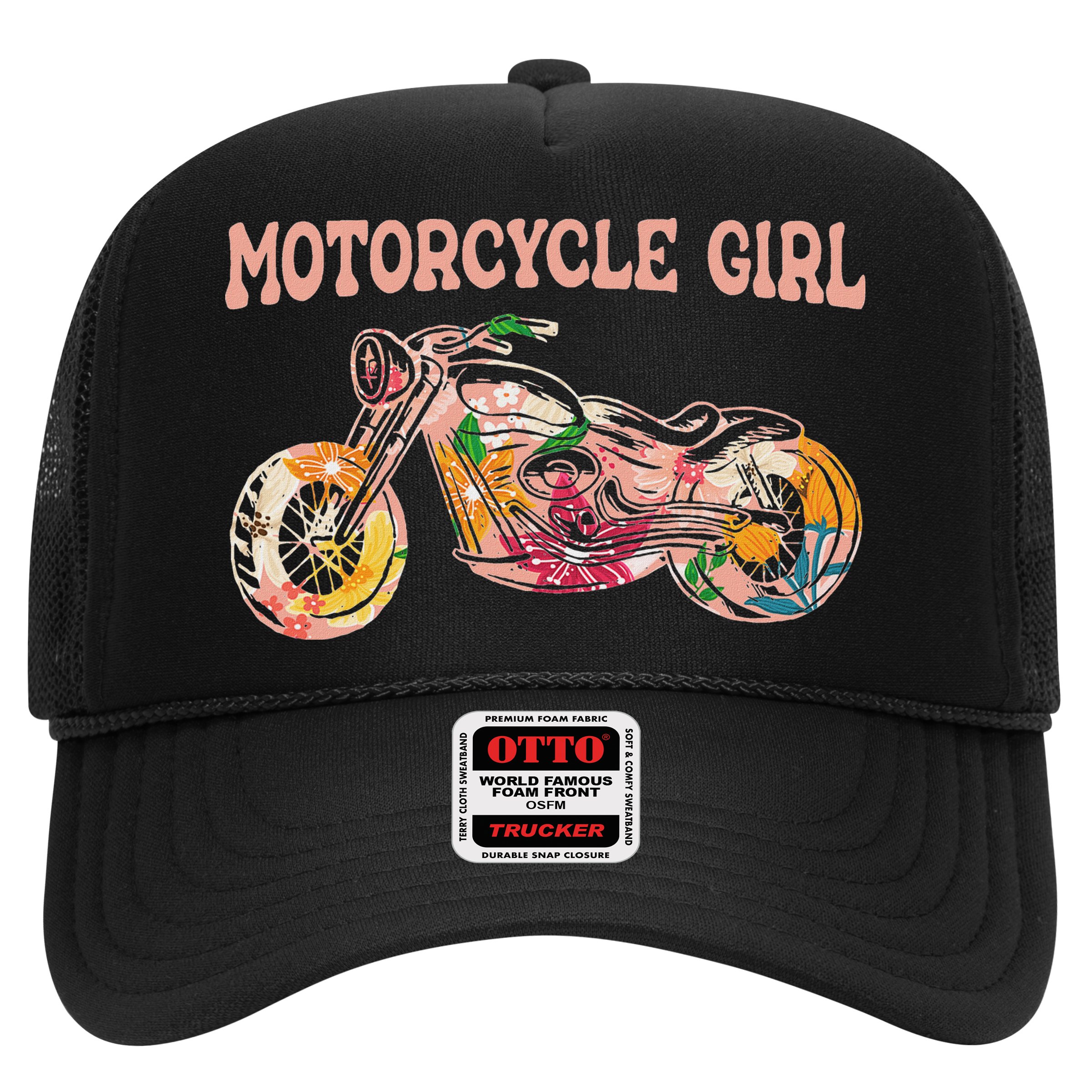 Funny Motorcycle Motorbike Fan Motorcycle Girl Hat