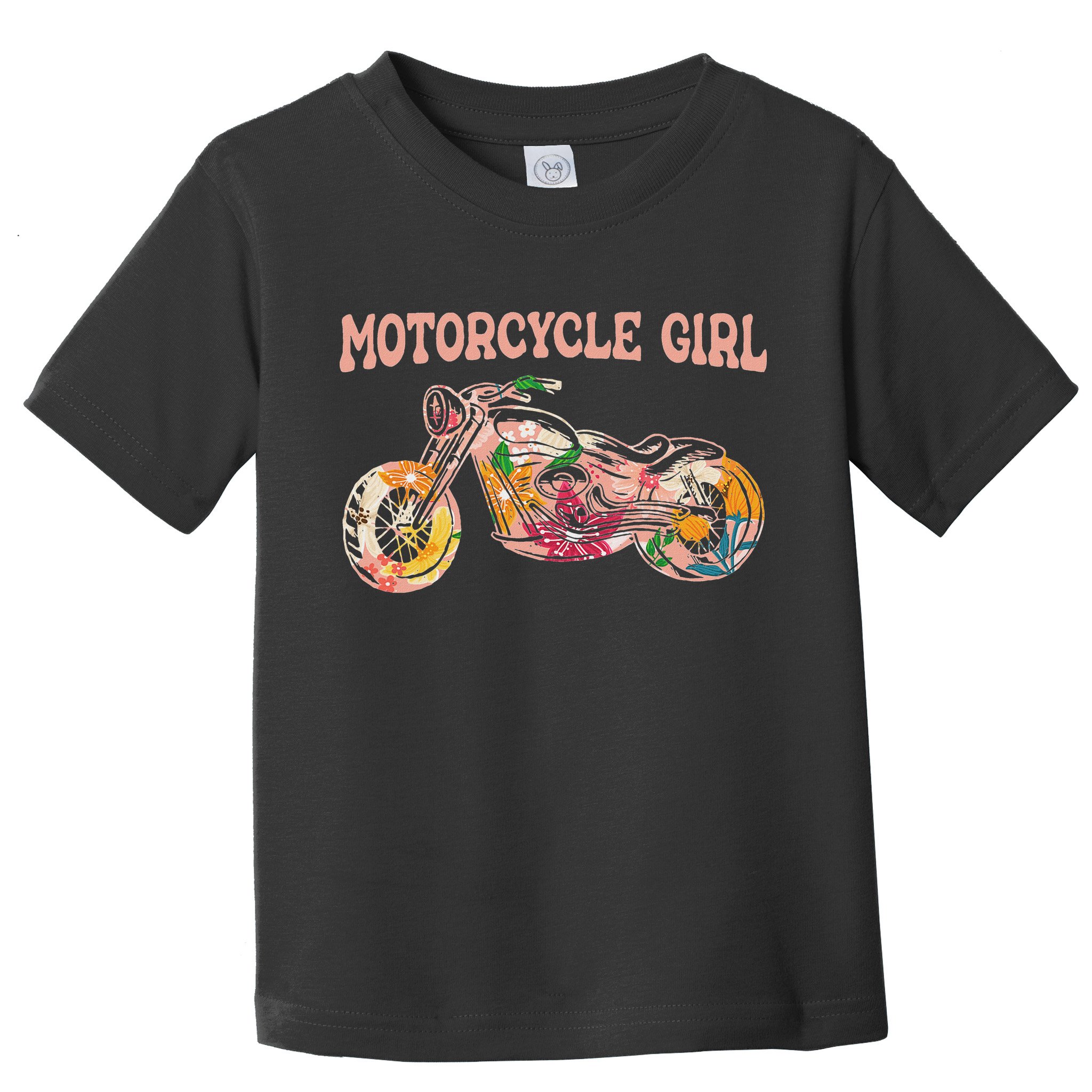 Funny Motorcycle Motorbike Fan Motorcycle Girl Toddler T-Shirt