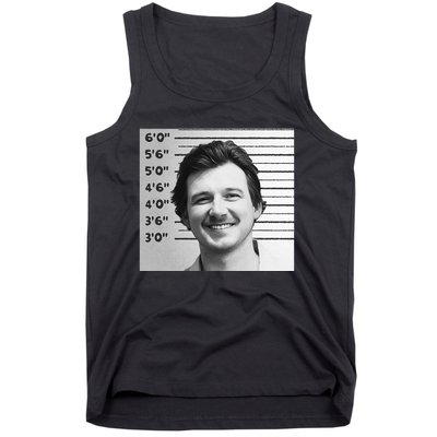 Funny Morgn Mugshot Tank Top