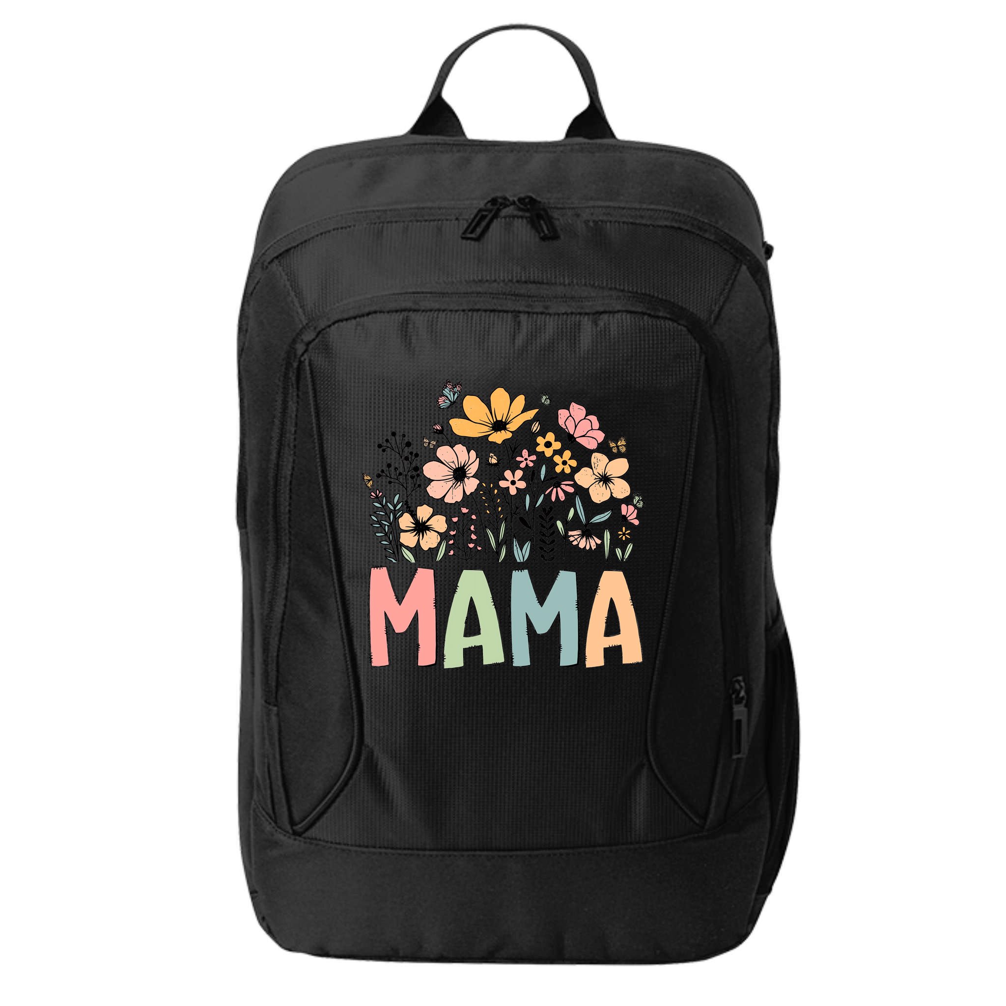 Floral Mama Mothers Day Wildflowers City Backpack
