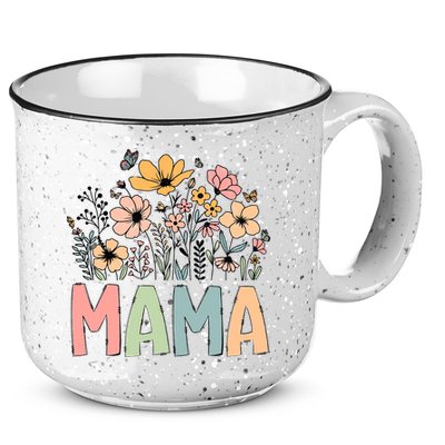 Floral Mama Mothers Day Wildflowers 15oz Campfire Ceramic Mug