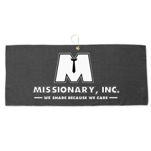 Funny Mormon Missionary Inc Large Microfiber Waffle Golf Towel