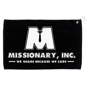 Funny Mormon Missionary Inc Grommeted Golf Towel