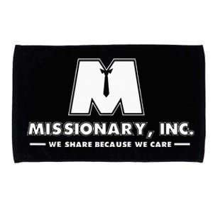 Funny Mormon Missionary Inc Microfiber Hand Towel