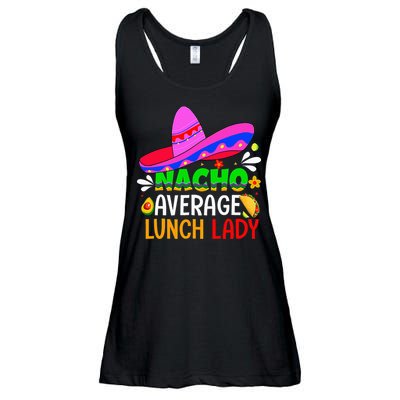 Fiesta Mexican Nacho Average Lady Cinco De Mayo Ladies Essential Flowy Tank