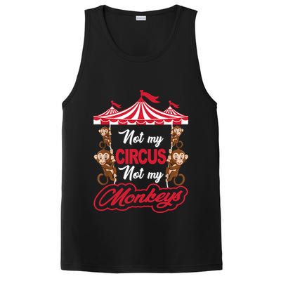 Funny Monkey Not My Circus Not My Monkeys PosiCharge Competitor Tank