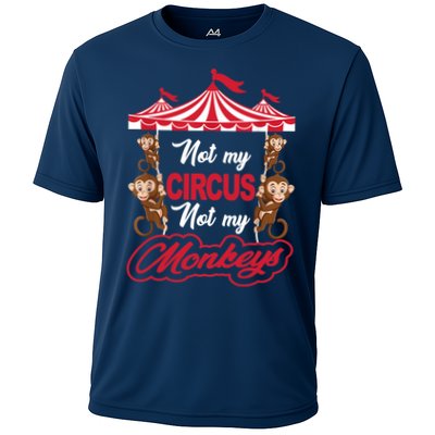 Funny Monkey Not My Circus Not My Monkeys Performance Shirt