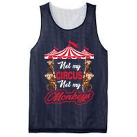 Funny Monkey Not My Circus Not My Monkeys Mesh Reversible Basketball Jersey Tank