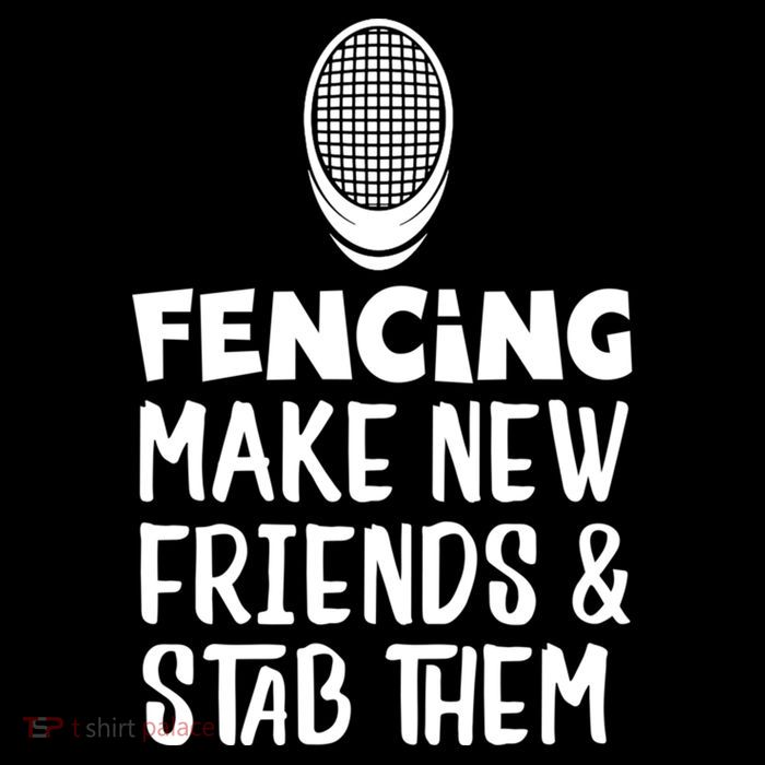 Fencing Make New Friends And Stab Them Fencing Backpack