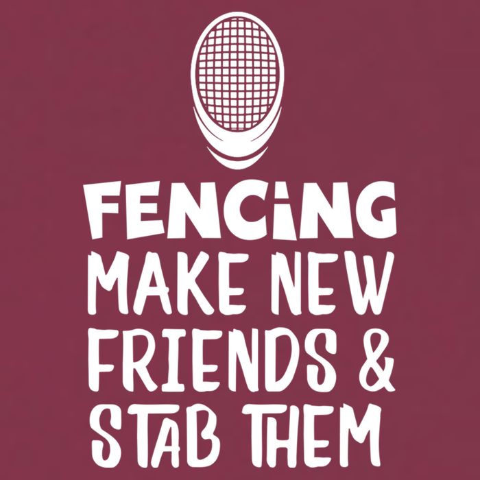Fencing Make New Friends And Stab Them Fencing 16oz Travel Tumbler