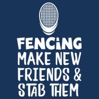 Fencing Make New Friends And Stab Them Fencing Cool Comfort Performance Bucket Hat