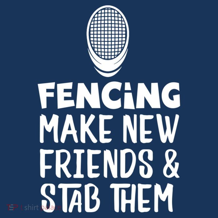 Fencing Make New Friends And Stab Them Fencing Short Acrylic Beanie