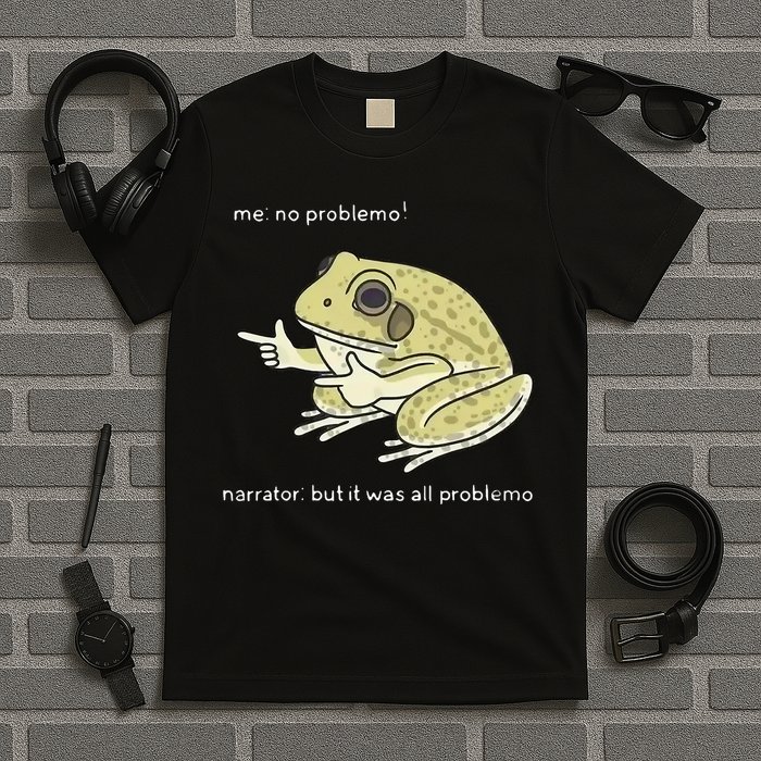 Frog Me No Problemo Narrator But It Was All Problemo T-Shirt