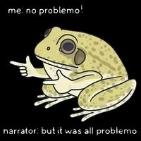 Frog Me No Problemo Narrator But It Was All Problemo T-Shirt