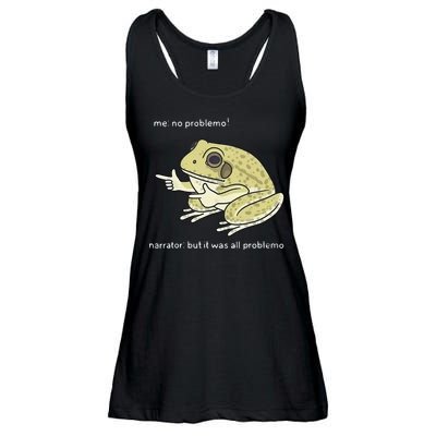 Frog Me No Problemo Narrator But It Was All Problemo Ladies Essential Flowy Tank