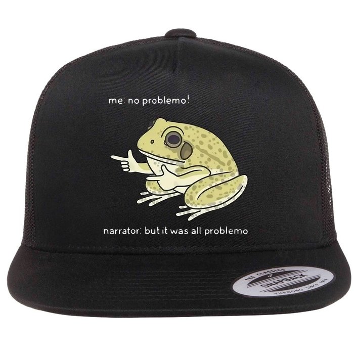 Frog Me No Problemo Narrator But It Was All Problemo Flatbill Hat