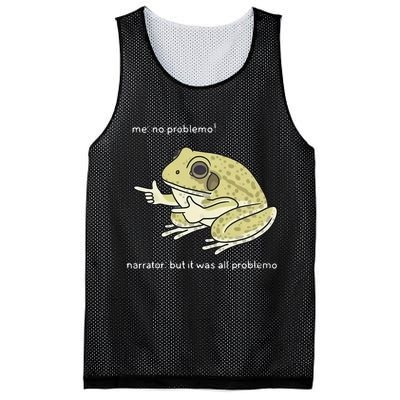 Frog Me No Problemo Narrator But It Was All Problemo Mesh Reversible Basketball Jersey Tank