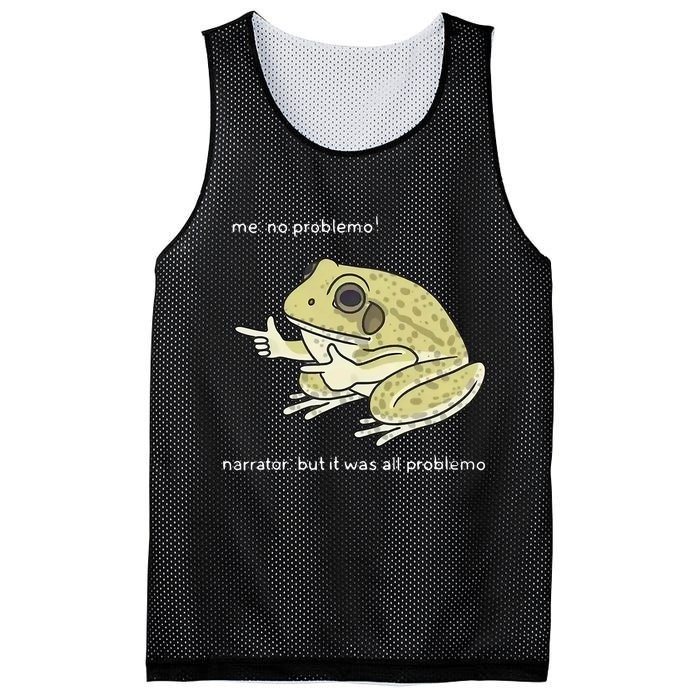 Frog Me No Problemo Narrator But It Was All Problemo Mesh Reversible Basketball Jersey Tank