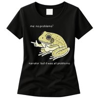 Frog Me No Problemo Narrator But It Was All Problemo Womens T-Shirt