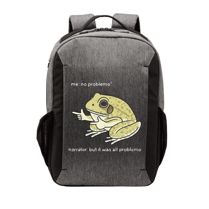 Frog Me No Problemo Narrator But It Was All Problemo Vector Backpack