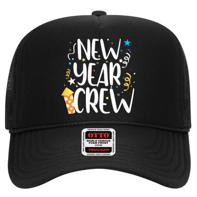 Family Matching New Years Crew New Year Celebration Party High Crown Mesh Back Trucker Hat