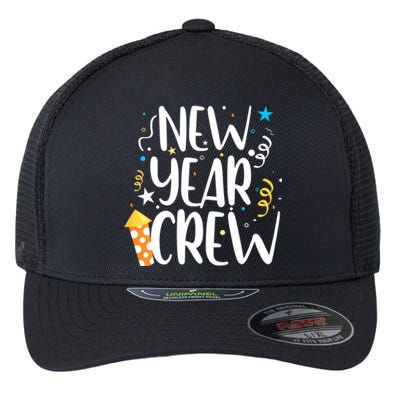 Family Matching New Years Crew New Year Celebration Party Flexfit Unipanel Trucker Cap