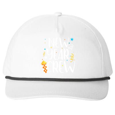 Family Matching New Years Crew New Year Celebration Party Snapback Five-Panel Rope Hat