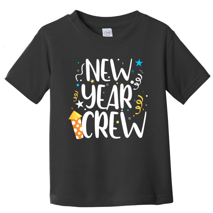 Family Matching New Years Crew New Year Celebration Party Toddler T-Shirt