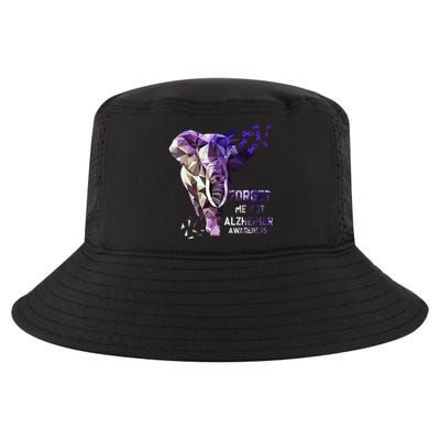 Forget Me Not Alzheimer Awareness Cool Comfort Performance Bucket Hat