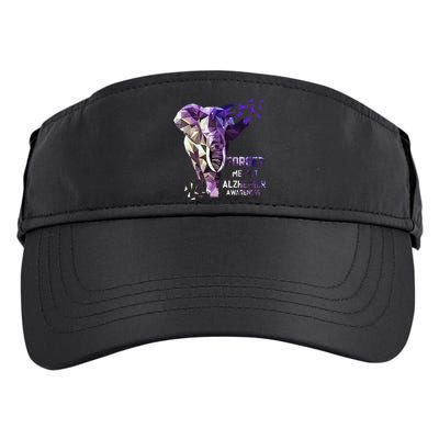 Forget Me Not Alzheimer Awareness Adult Drive Performance Visor