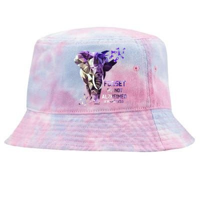 Forget Me Not Alzheimer Awareness Tie-Dyed Bucket Hat