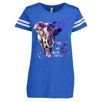 Forget Me Not Alzheimer Awareness Enza Ladies Jersey Football T-Shirt