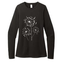 Funny Music Notes Gift For Men Women Cool Dandelion Flower Womens CVC Long Sleeve Shirt