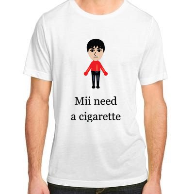 Funny Mii Need A Cigarette Adult ChromaSoft Performance T-Shirt