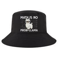 Funny Math Nerd Geek Llama Animal Alpaca Mathematician Math Cool Comfort Performance Bucket Hat