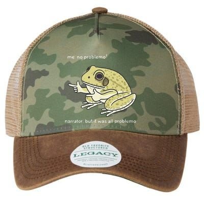 Frog Me No Problemo Narrator But It Was All Problemo Legacy Tie Dye Trucker Hat