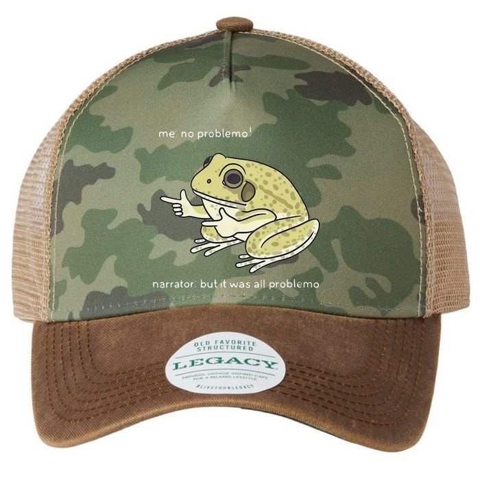 Frog Me No Problemo Narrator But It Was All Problemo Legacy Tie Dye Trucker Hat
