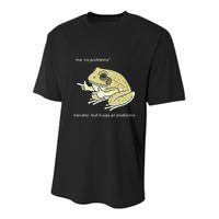 Frog Me No Problemo Narrator But It Was All Problemo Youth Performance Sprint T-Shirt