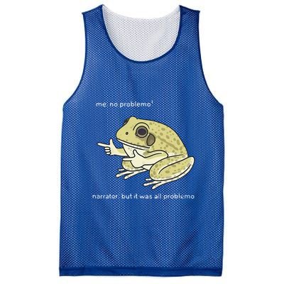 Frog Me No Problemo Narrator But It Was All Problemo Mesh Reversible Basketball Jersey Tank