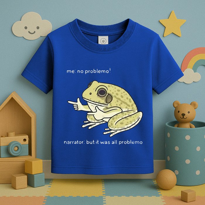 Frog Me No Problemo Narrator But It Was All Problemo Toddler T-Shirt