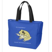 Frog Me No Problemo Narrator But It Was All Problemo Zip Tote Bag