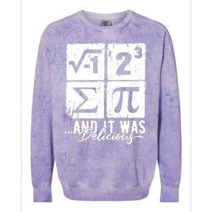 Funny Maths Nerdy Joke Colorblast Crewneck Sweatshirt