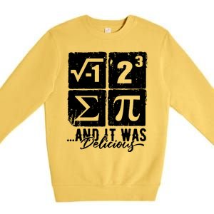 Funny Maths Nerdy Joke Premium Crewneck Sweatshirt