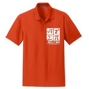 Funny Maths Nerdy Joke Dry Zone Grid Polo