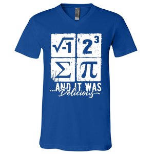 Funny Maths Nerdy Joke V-Neck T-Shirt