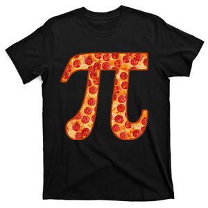 Funny Mathematics National Pi Day Pepperoni Pizza T-Shirt