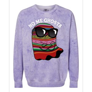 Funny Mexican No Me Ghosta Halloween Ghost Colorblast Crewneck Sweatshirt