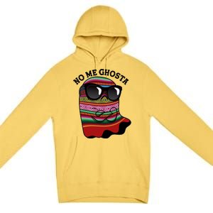 Funny Mexican No Me Ghosta Halloween Ghost Premium Pullover Hoodie